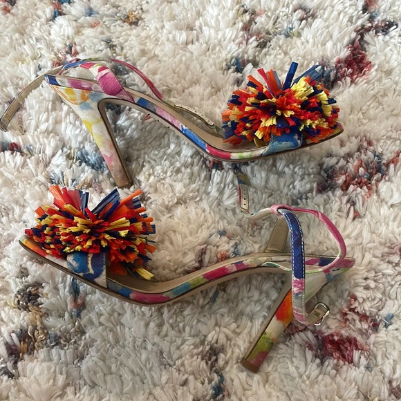 J Crew Colorful Heels - Picture 3 of 4